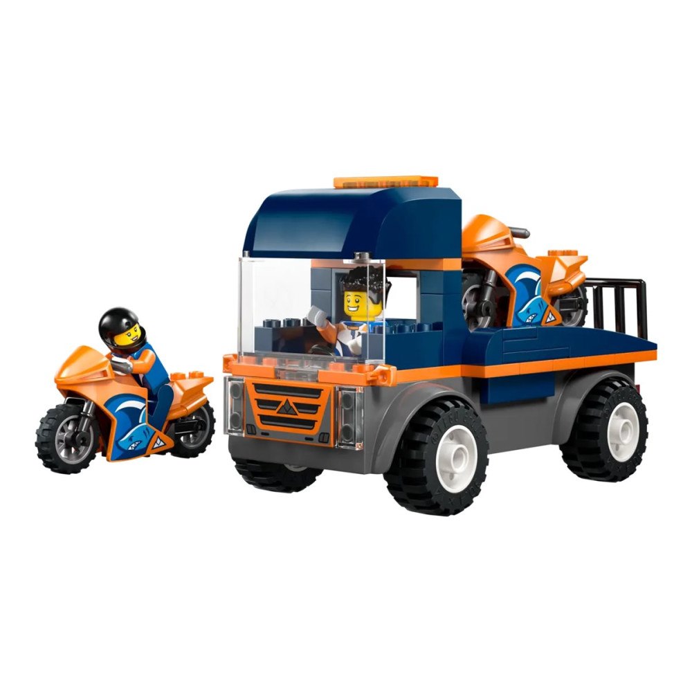 LEGO LEGO City 60491 - Motorcycle Transporter - byggsats