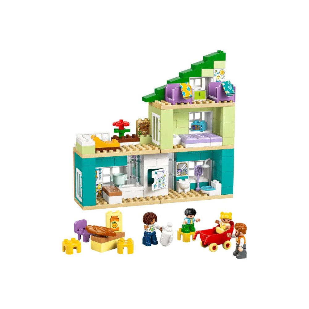 LEGO LEGO DUPLO 10470 - 3 in 1 Modern Family House with Figures - byggsats