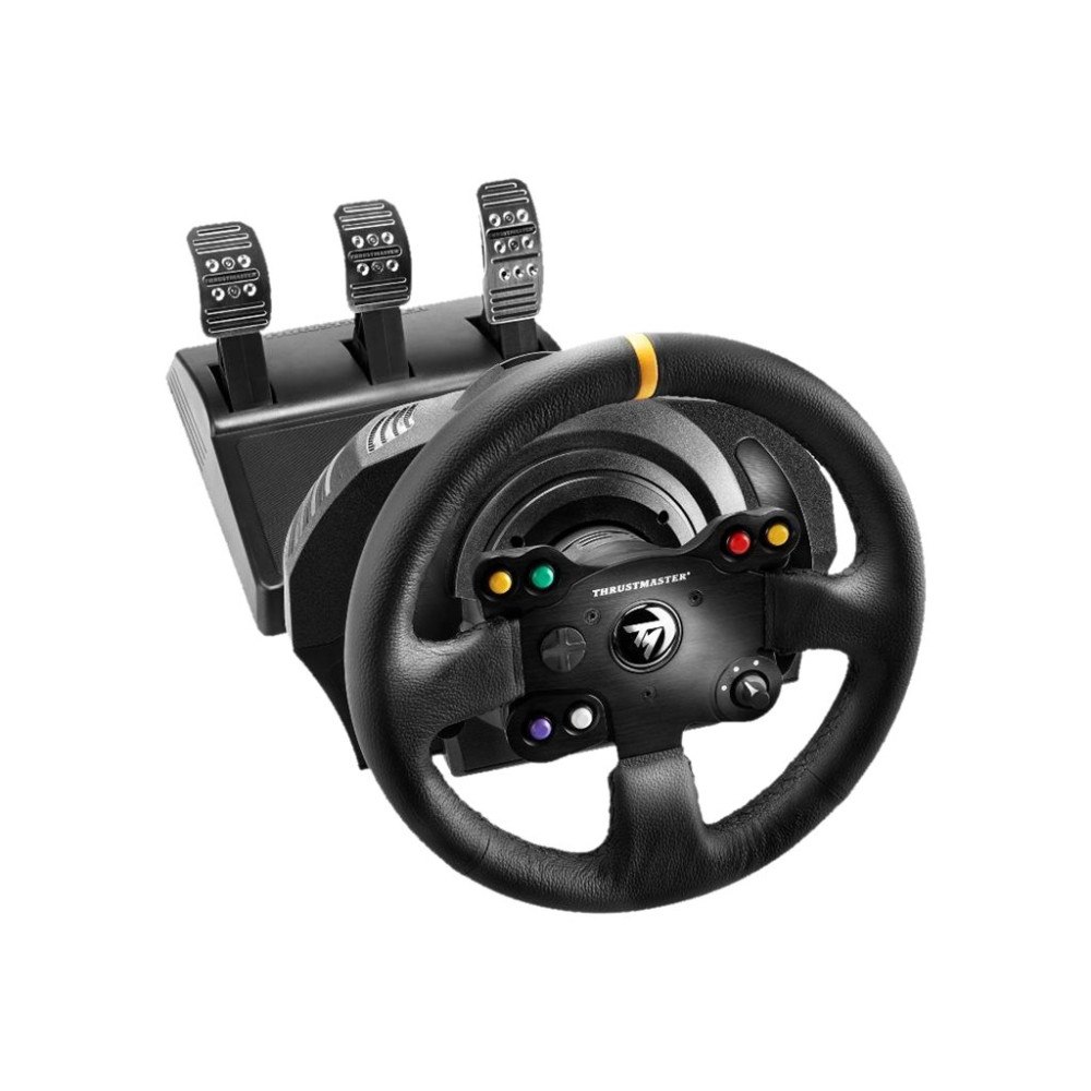 ThrustMaster ThrustMaster TX Racing - Leather Edition - ratt- och pedaluppsättning - kabelansluten