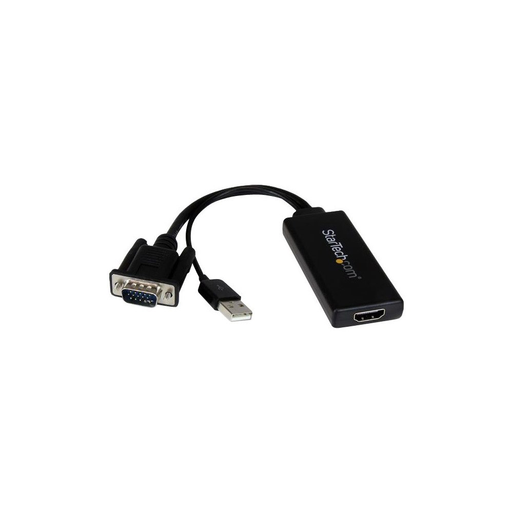 StarTech.com StarTech.com VGA till HDMI-adapter med USB-audio & -ström –...