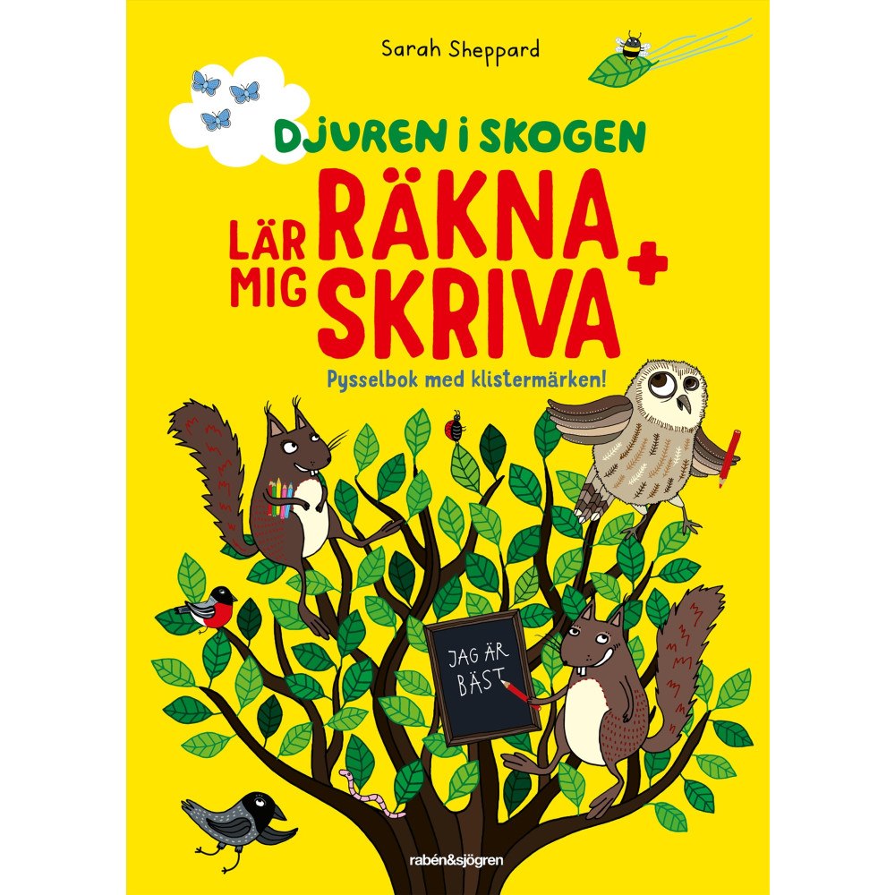 Sarah Sheppard Djuren i skogen lär mig räkna + skriva