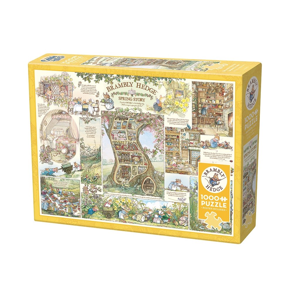 Cobble Hill Brambly Hedge Spring Story, Pussel, 1000 bitar, Cobble Hill