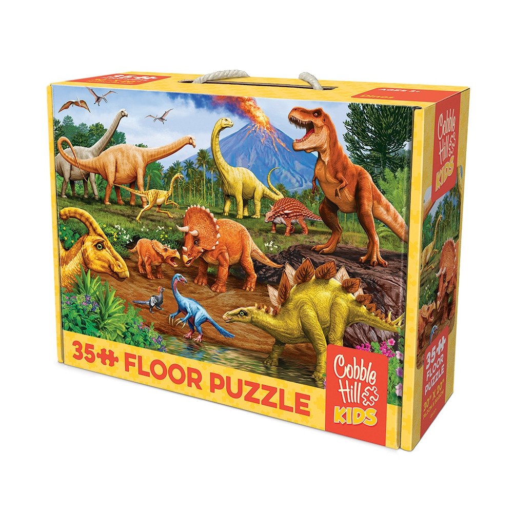 Cobble Hill Dinos, Pussel, 35 bitar, Cobble Hill