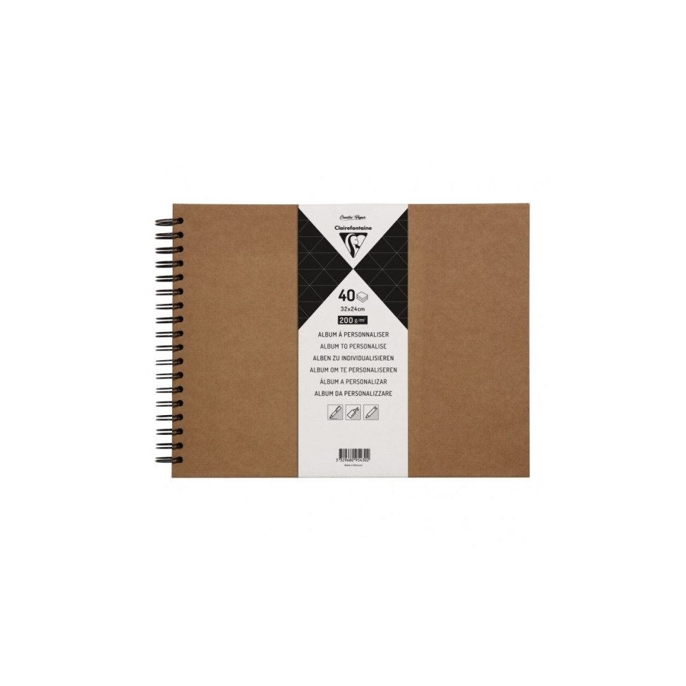 Clairefontaine Clairefontaine 95430C, Monokromatiskt, Brun, 40 ark, 200 g/m...