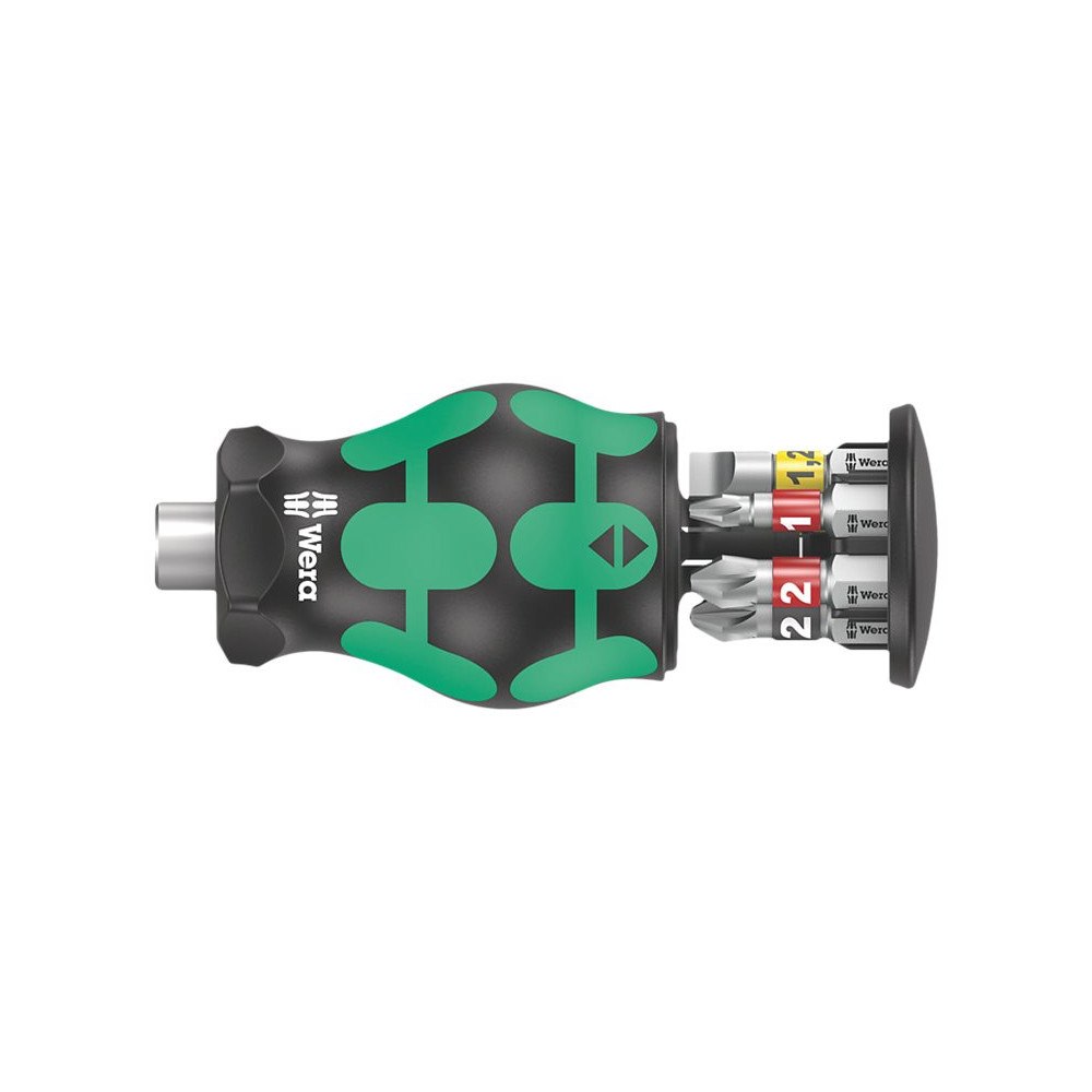 WERA WERK Wera Kraftform Kompakt Stubby Magazin 2 - screwdriver handle with bit set