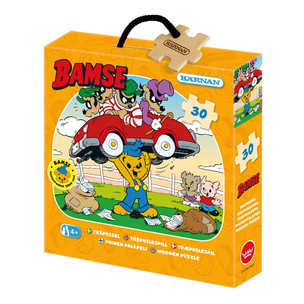 Egmont Kärnan Akpussel 30 bitar Bamse Skurkar