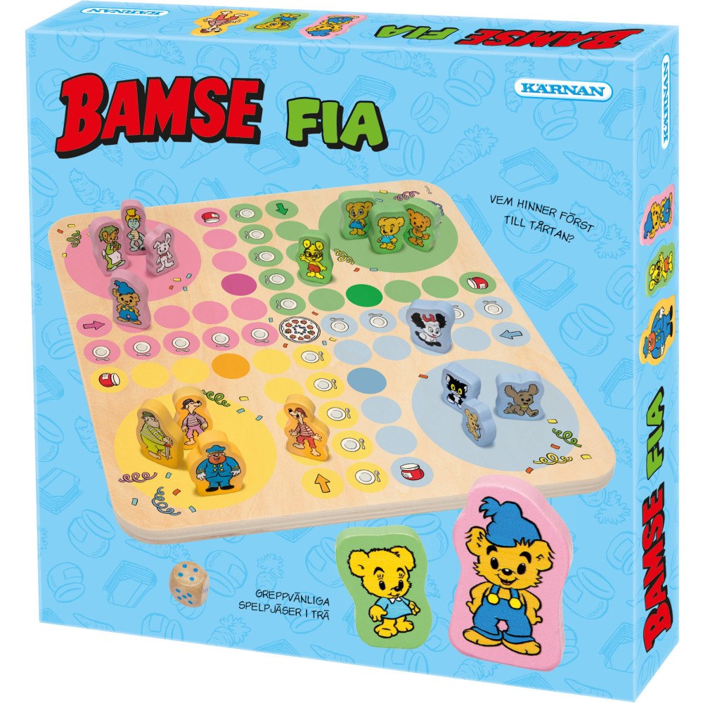 Egmont Kärnan Barnspel Bamse Fia med knuff