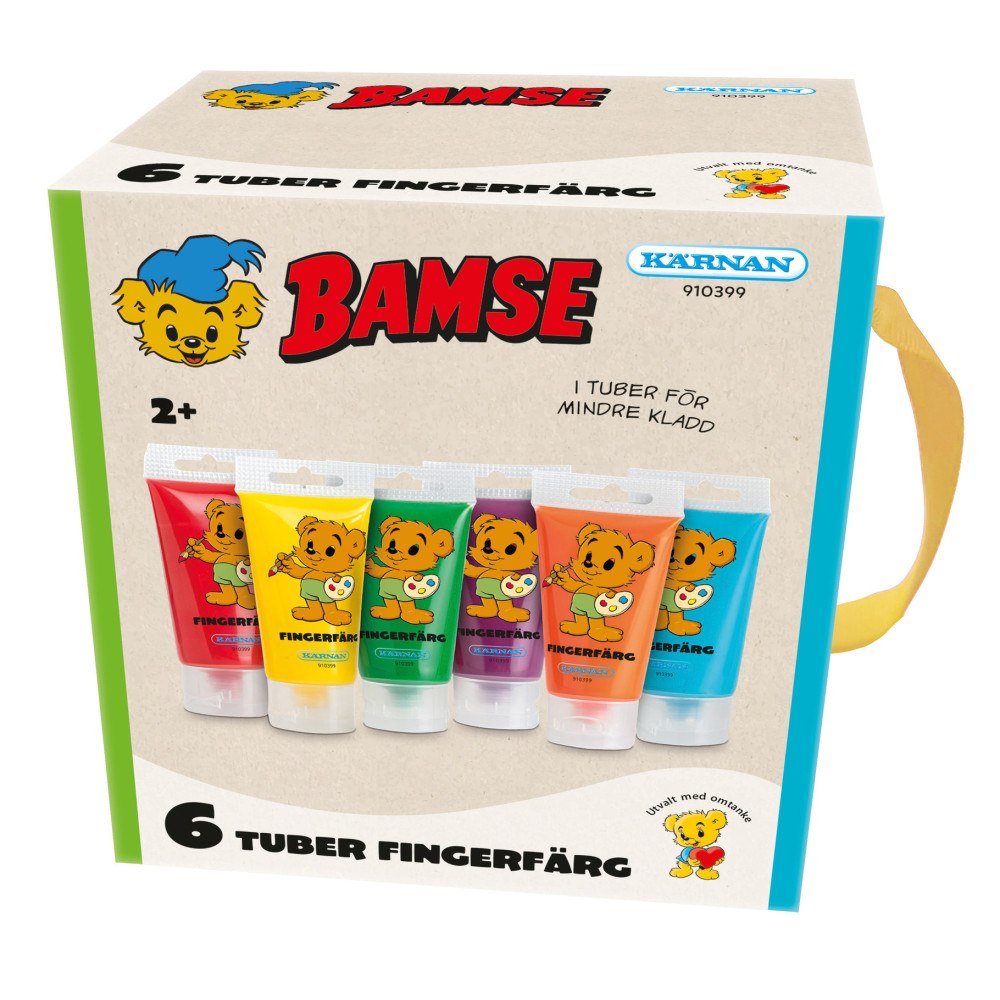 Egmont Kärnan Bamse Fingerfärger