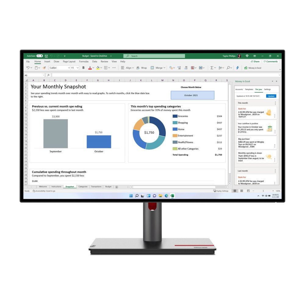 Lenovo Lenovo ThinkVision P27h-30 - LED-skärm - QHD - 27"