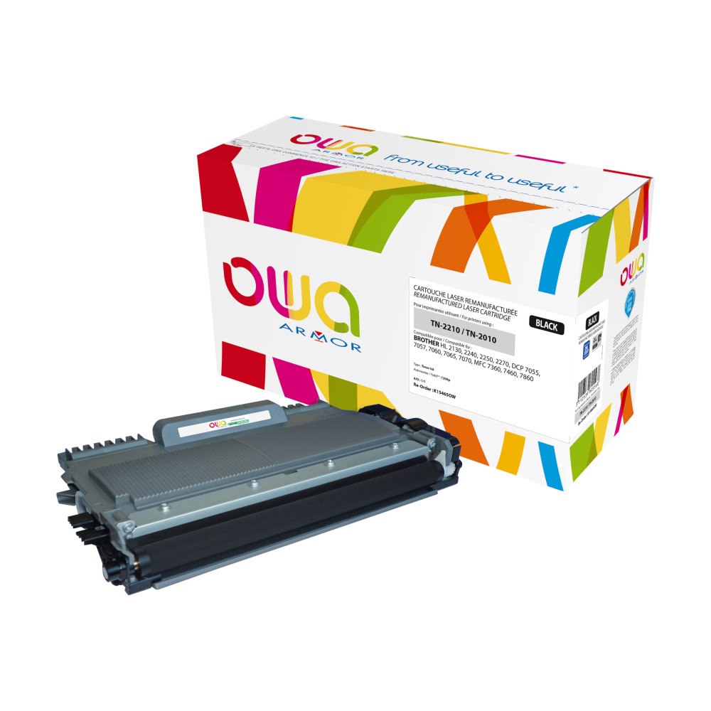 Armor OWA - svart - kompatibel - återanvänd - tonerkassett (alternativ för: Brother TN2210)