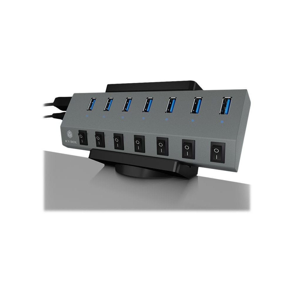 RaidSonic Technology ICY BOX IB-MSA106-HH monteringssats - för USB-hubb - svart