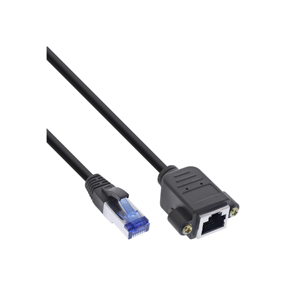 Inline InLine patch-förlängingskabel - 1.5 m - svart