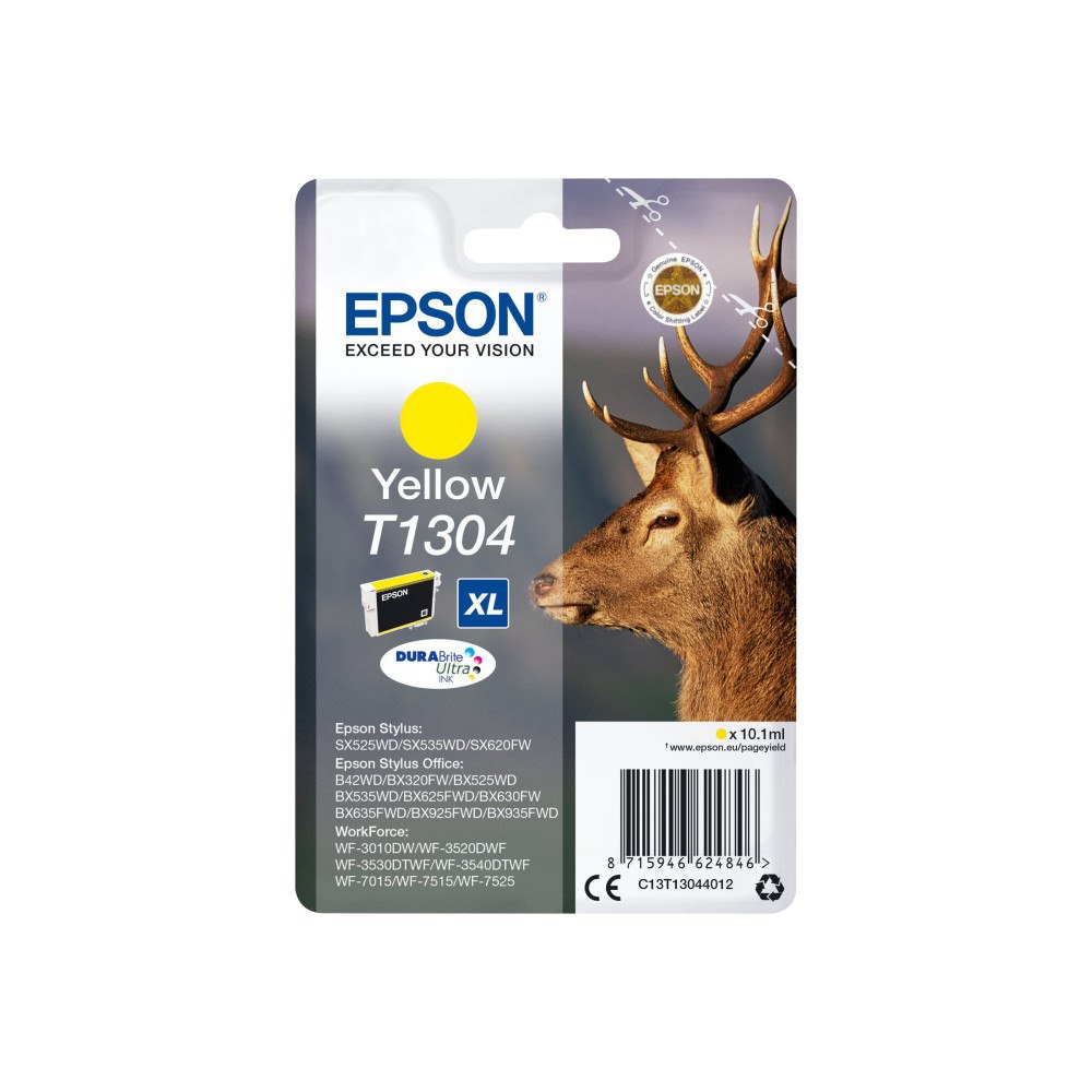 EPSON Epson T1304 - XL-storlek - gul - original - bläckpatron