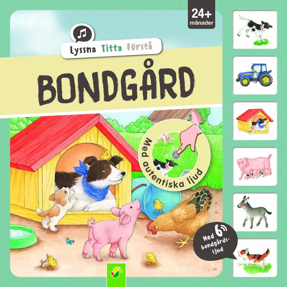 Stevali Bondgård : Lyssna, titta, förstå (bok, board book)