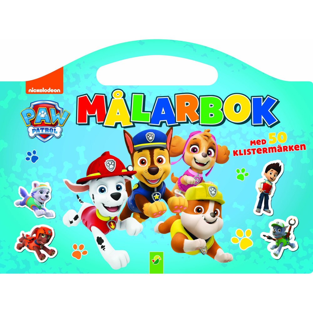 Stevali Min målarbok Paw Patrol med klistermärken (häftad)