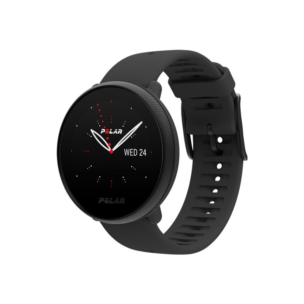 Polar Polar Ignite 2 - svart pärla - sportklocka med band - svart