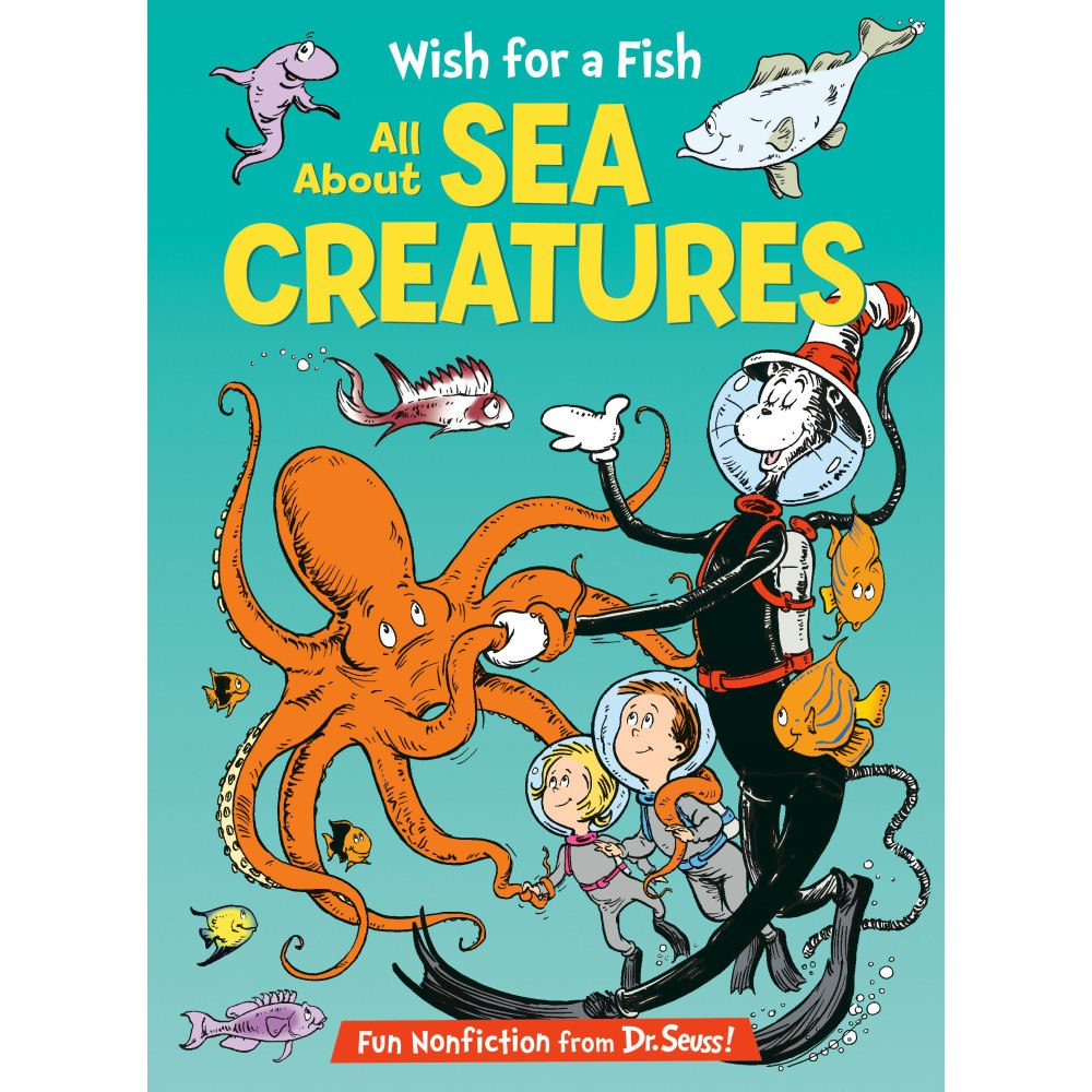 Bonnie Worth Wish for a Fish: All About Sea Creatures (inbunden, eng)