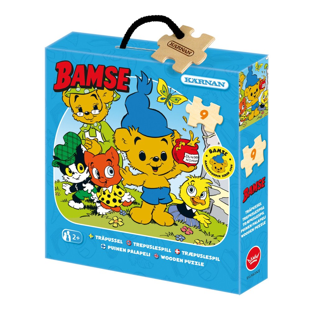 Egmont Kärnan Askpussel 9 bitar När Bamse var liten