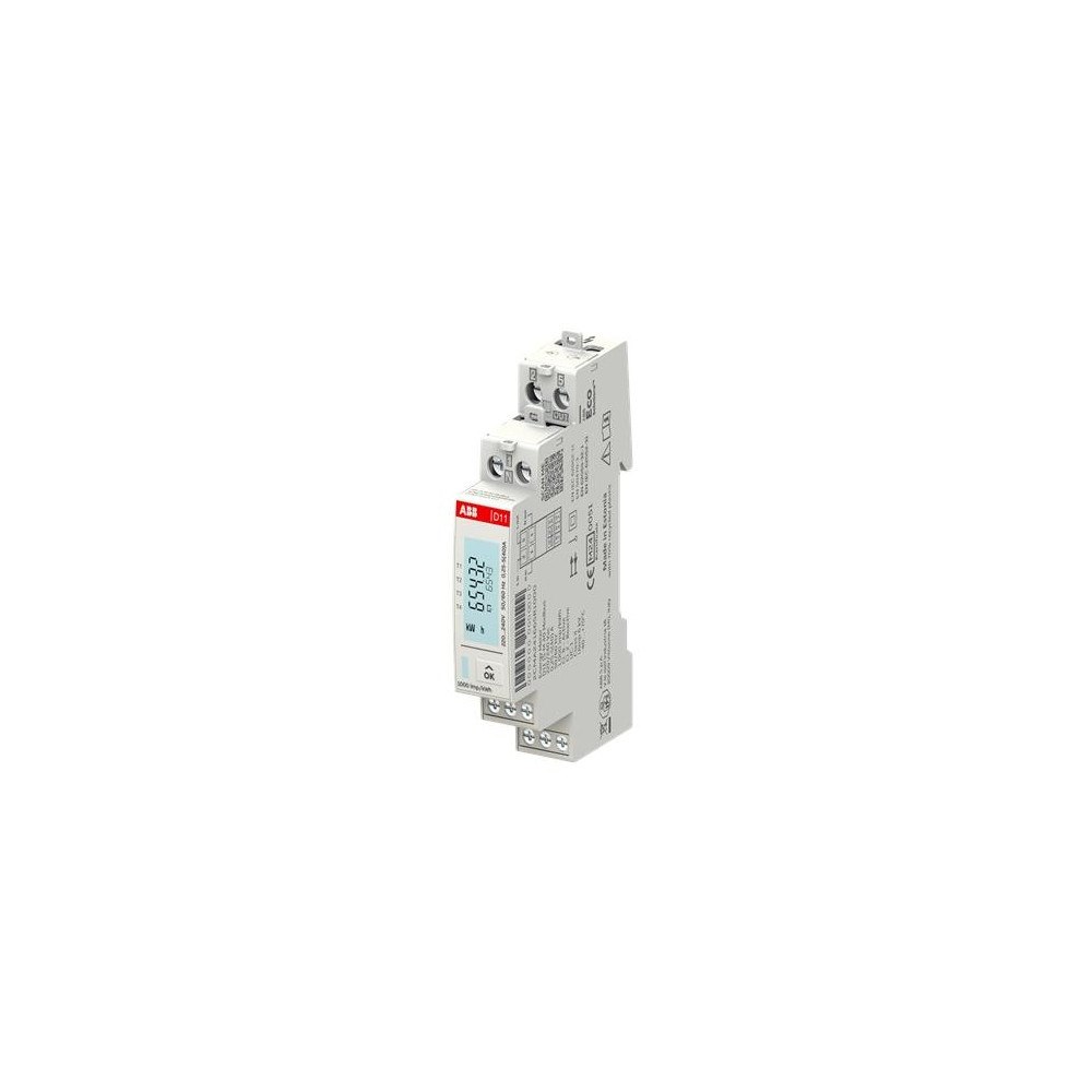 ABB ABB D11 15-M 40 Modbus, 1-fase energimåler, direkte måling 4...