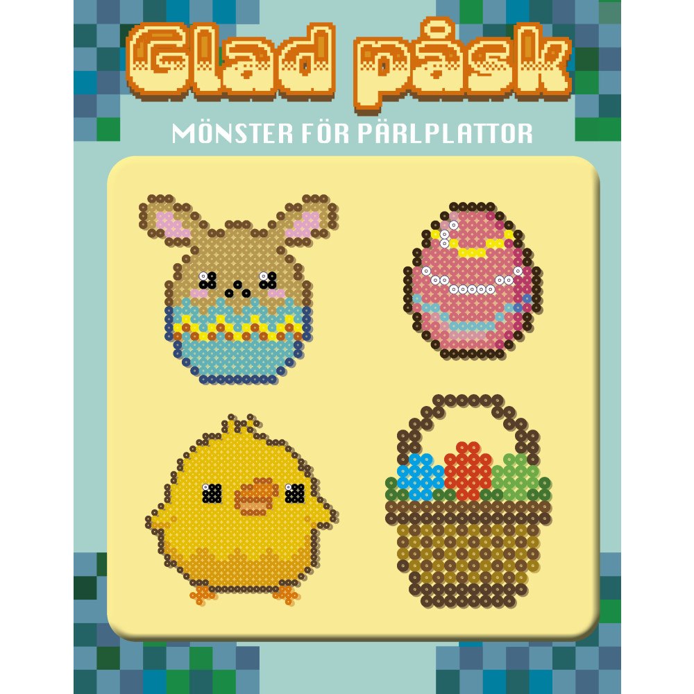 Tukan Förlag Glad påsk : mönster för pärlplattor (inbunden)