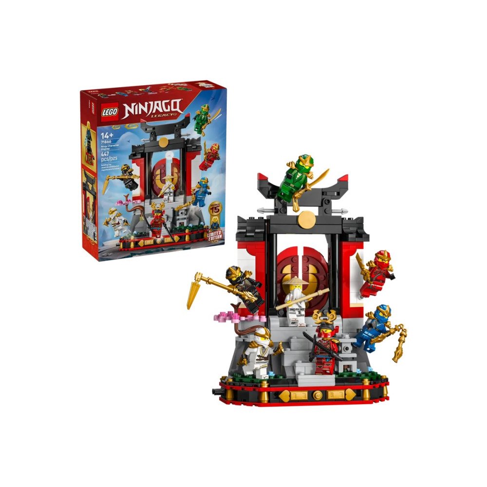 LEGO LEGO Ninjago Legacy 15th Anniversary Limited Edition 71866 - Ninja Character Display 15th Anniversary - byggsats