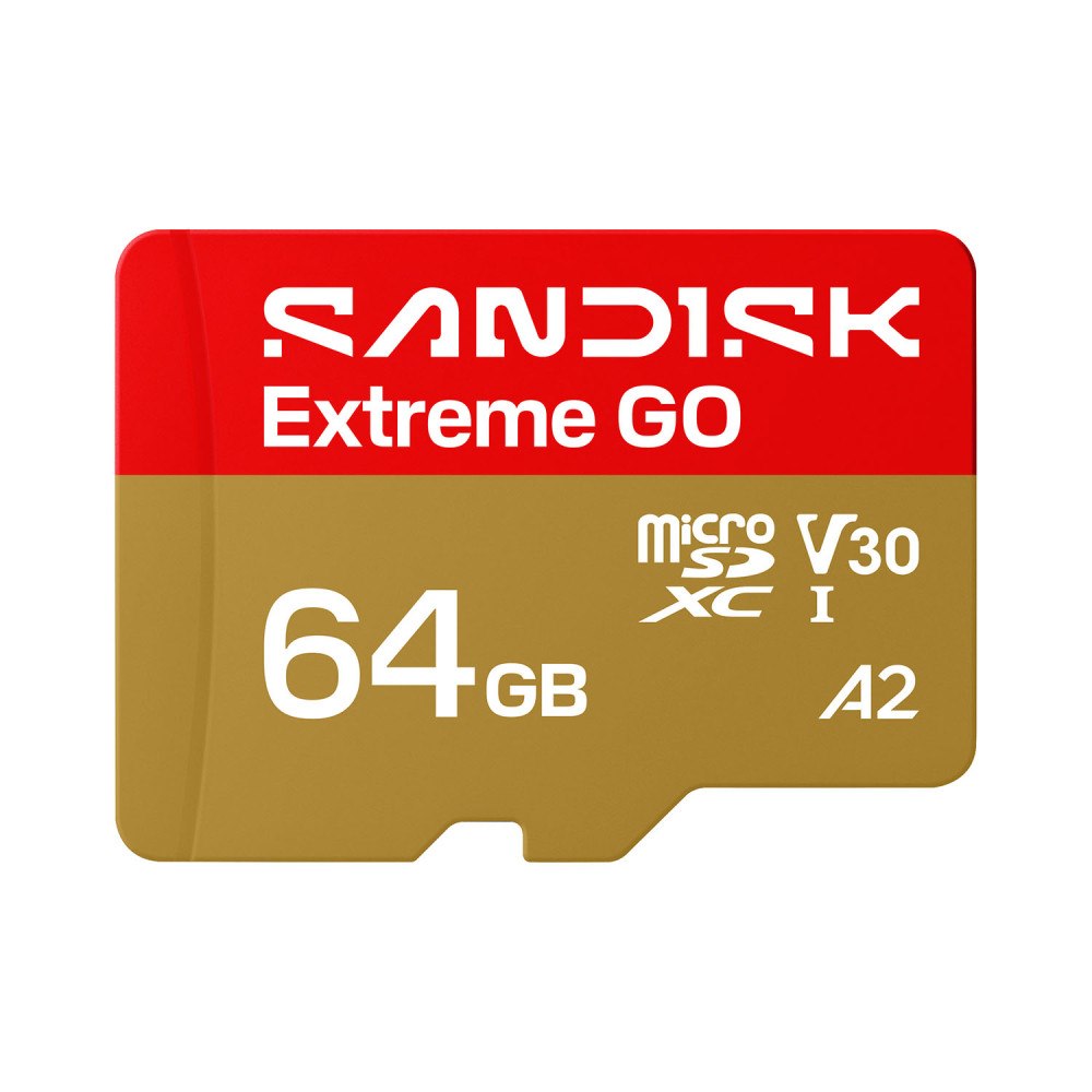 SANDISK MicroSD Extreme GO 64GB 170/80MB/s C10 UHS U3 V30 A1