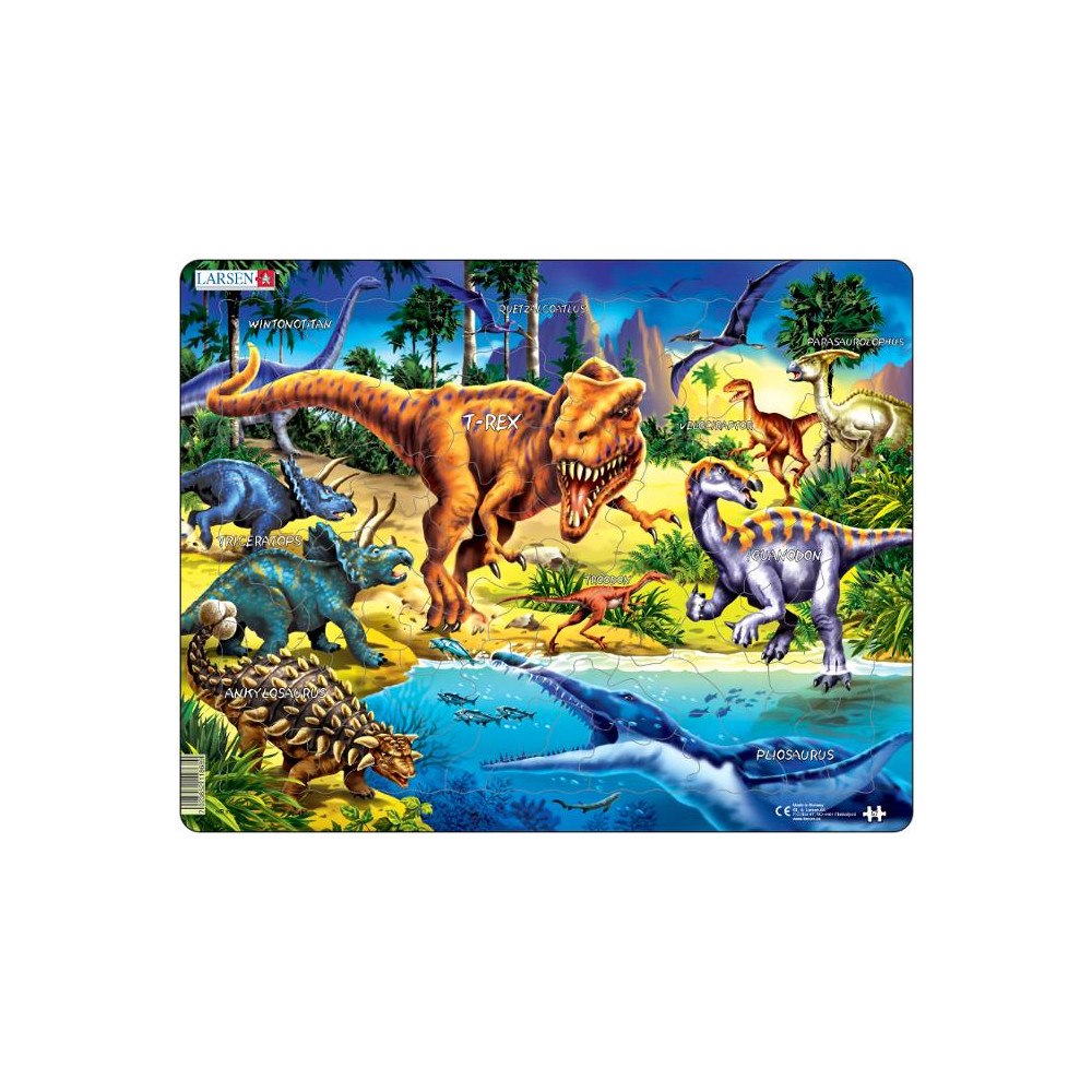 No Brand Rampussel Maxi Dinosaurier 57 bitar