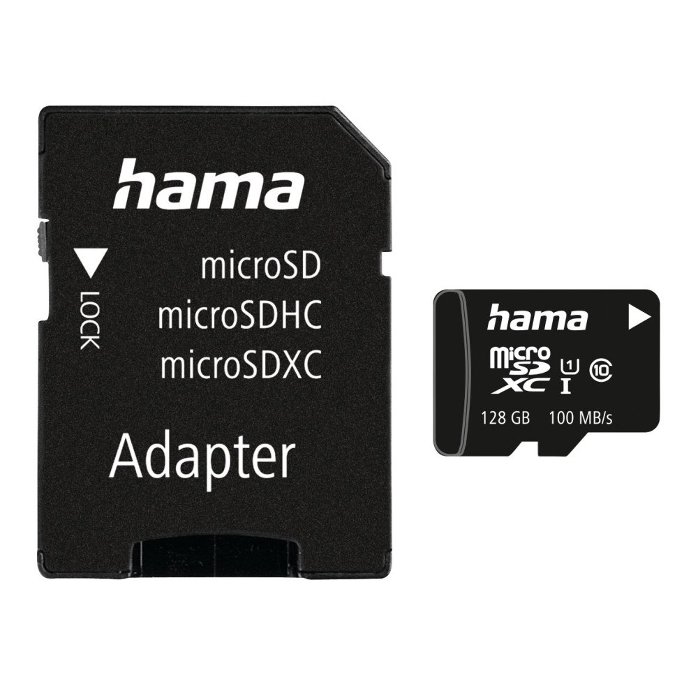 Hama Memory Card Micro SDHC 128GB Class 10 UI V10 100MB/s