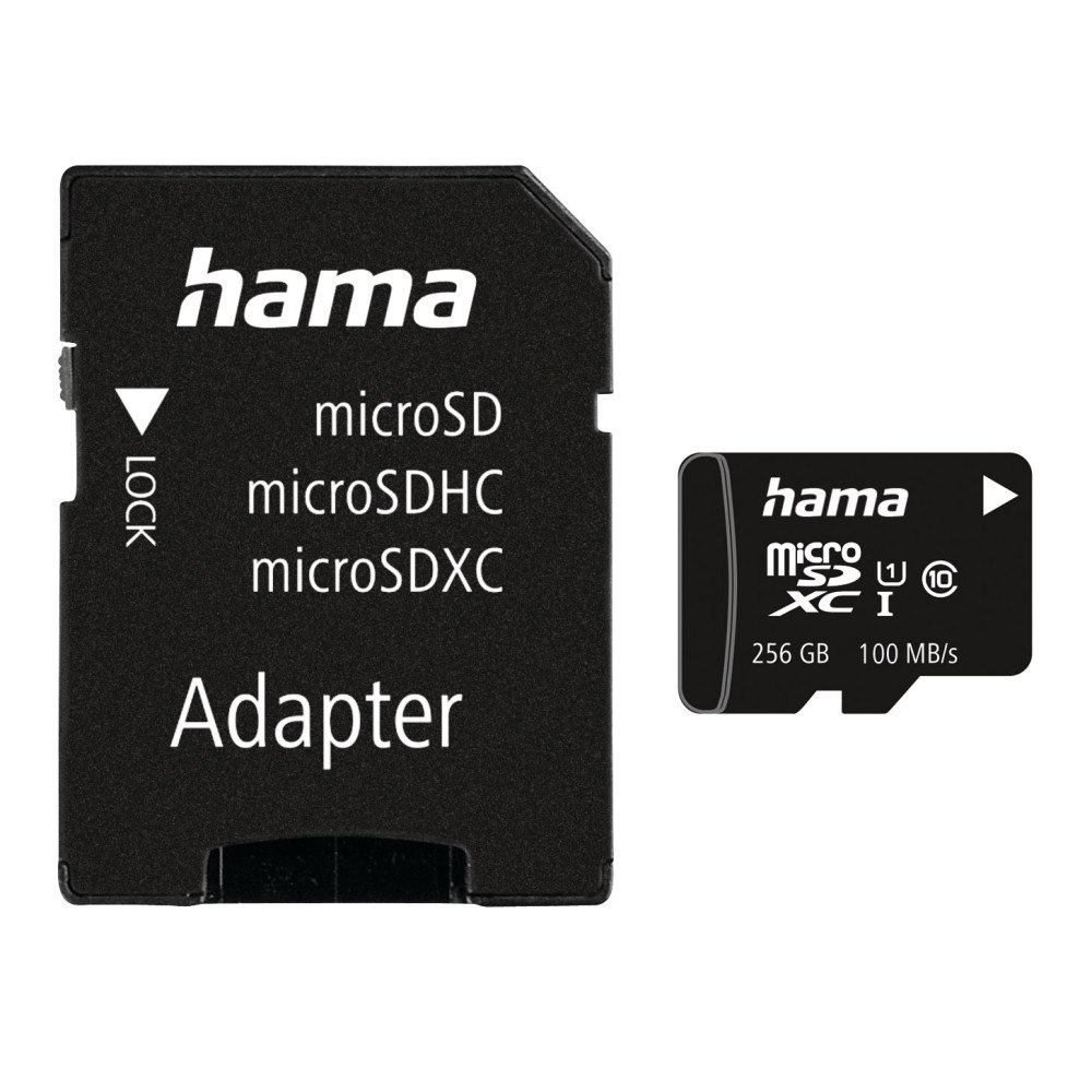 Hama Memory Card Micro SDHC 256GB Class 10 UI V10 100MB/s