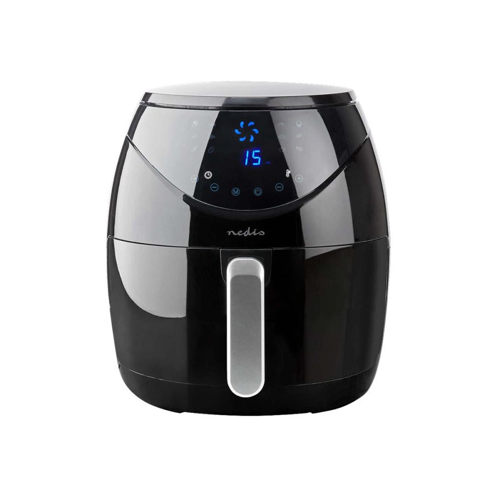 NEDIS Nedis varmluftsfritös - svart (Skadad)