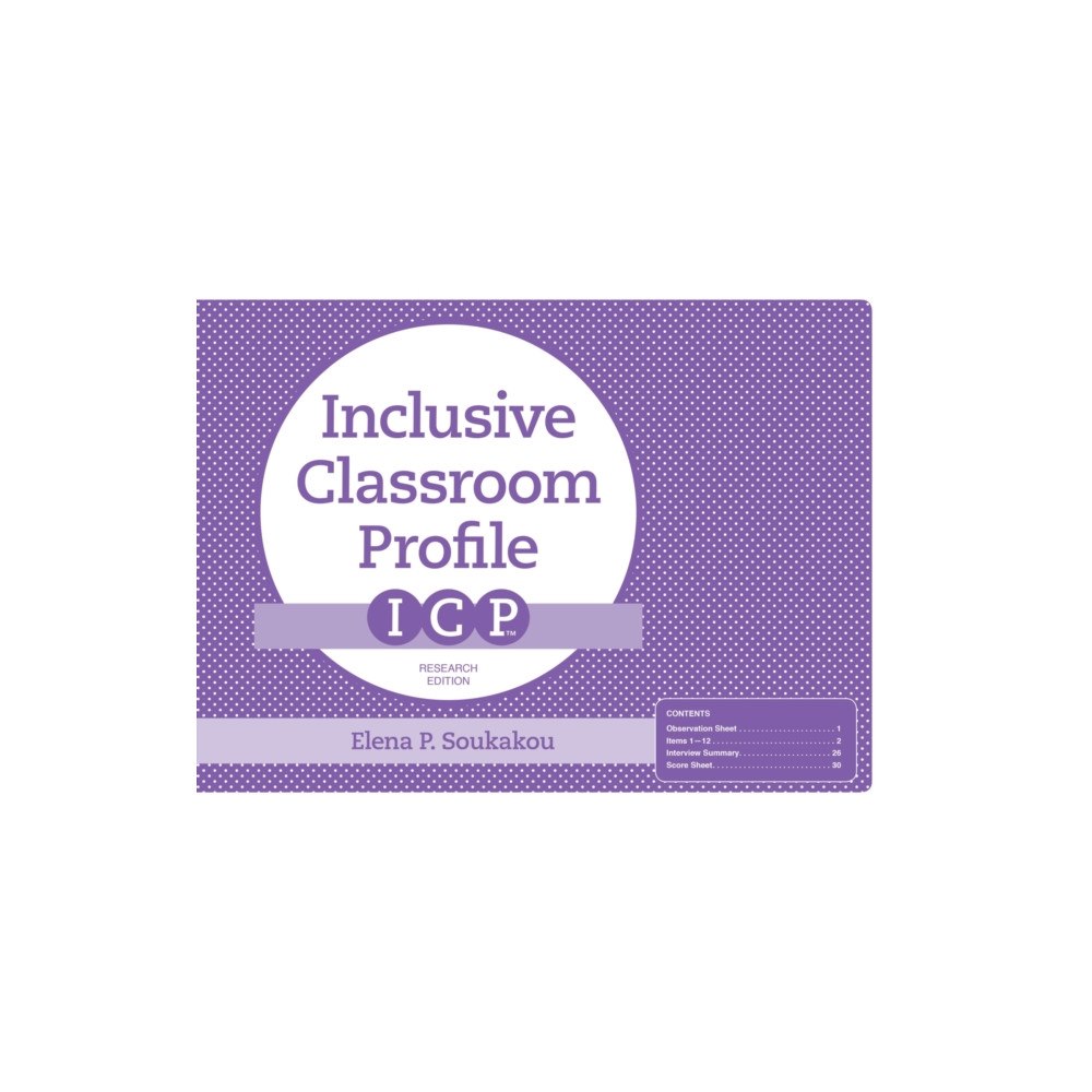 Brookes Publishing Co The Inclusive Classroom Profile (ICP™) Forms (häftad, eng)