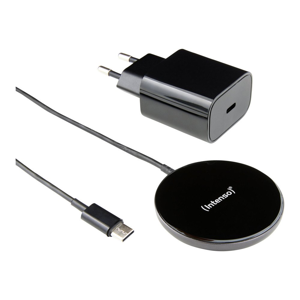 Intenso Intenso MB1 trådlös laddningsplatta - magnetisk - + växelströmsadapter - 15 Watt