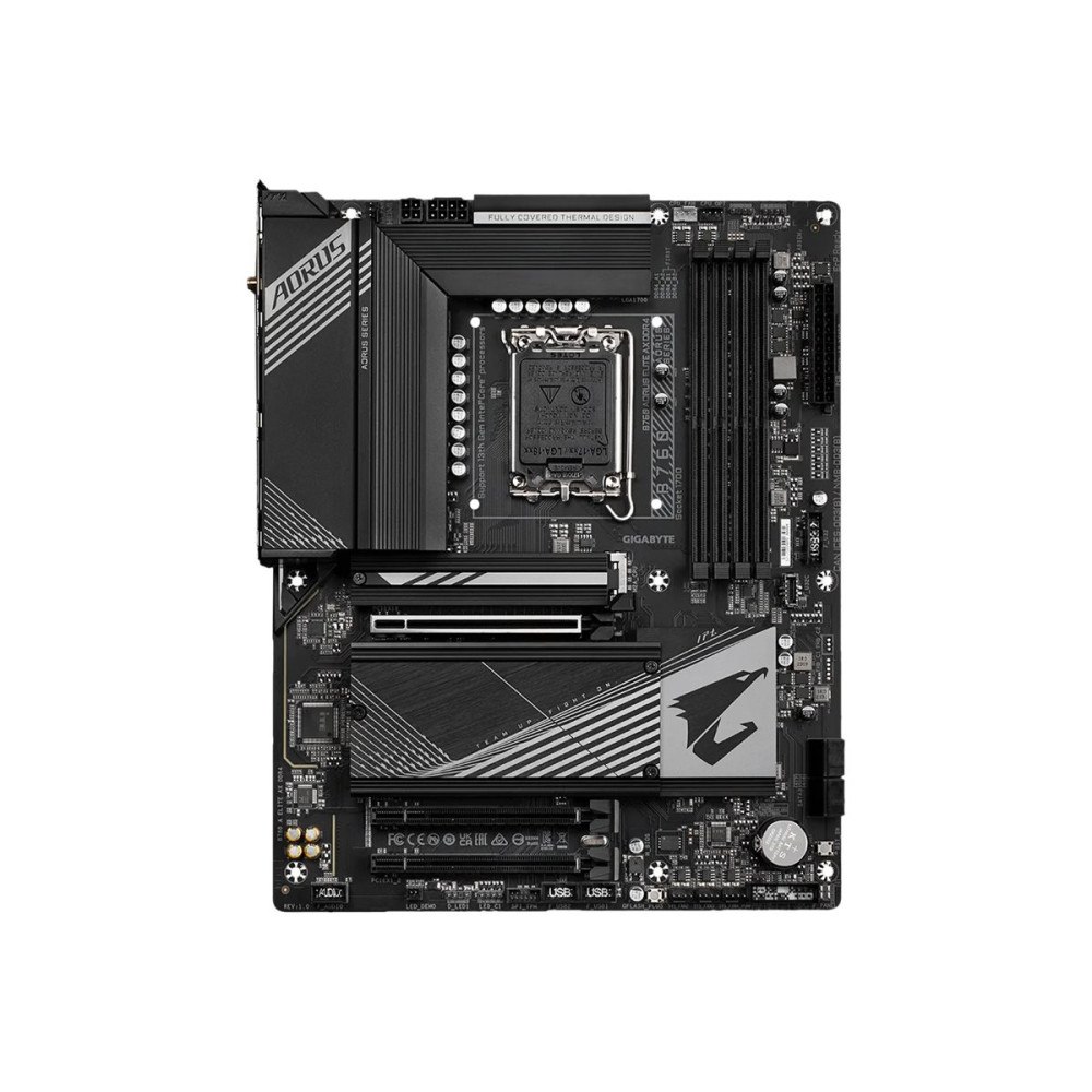 Gigabyte Technology AORUS B760 ELITE AX DDR4 - 1.X - moderkort - ATX - LGA1700-uttag - B760