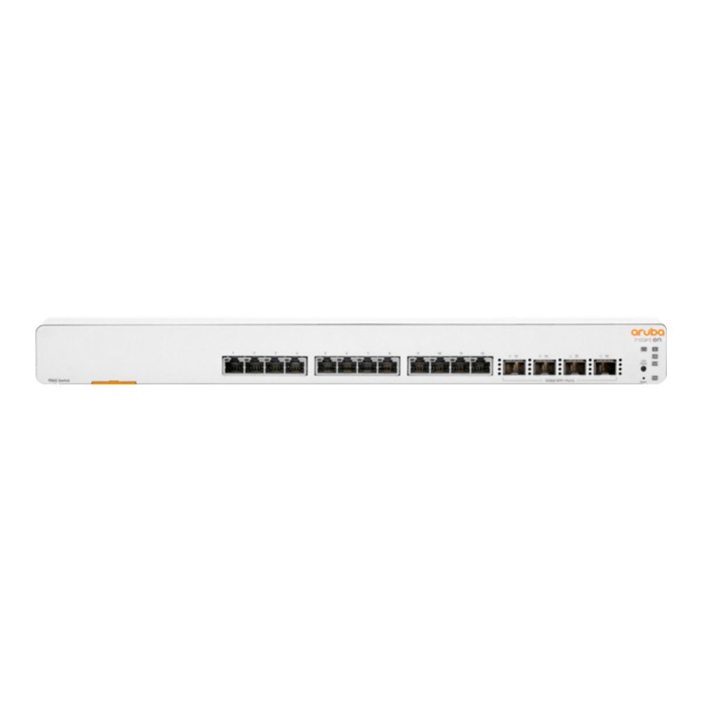 Hewlett Packard Enterprise HPE Networking Instant On 1960 12XGT 4SFP+ Switch - switch - 12 portar - smart - rackmonterbar