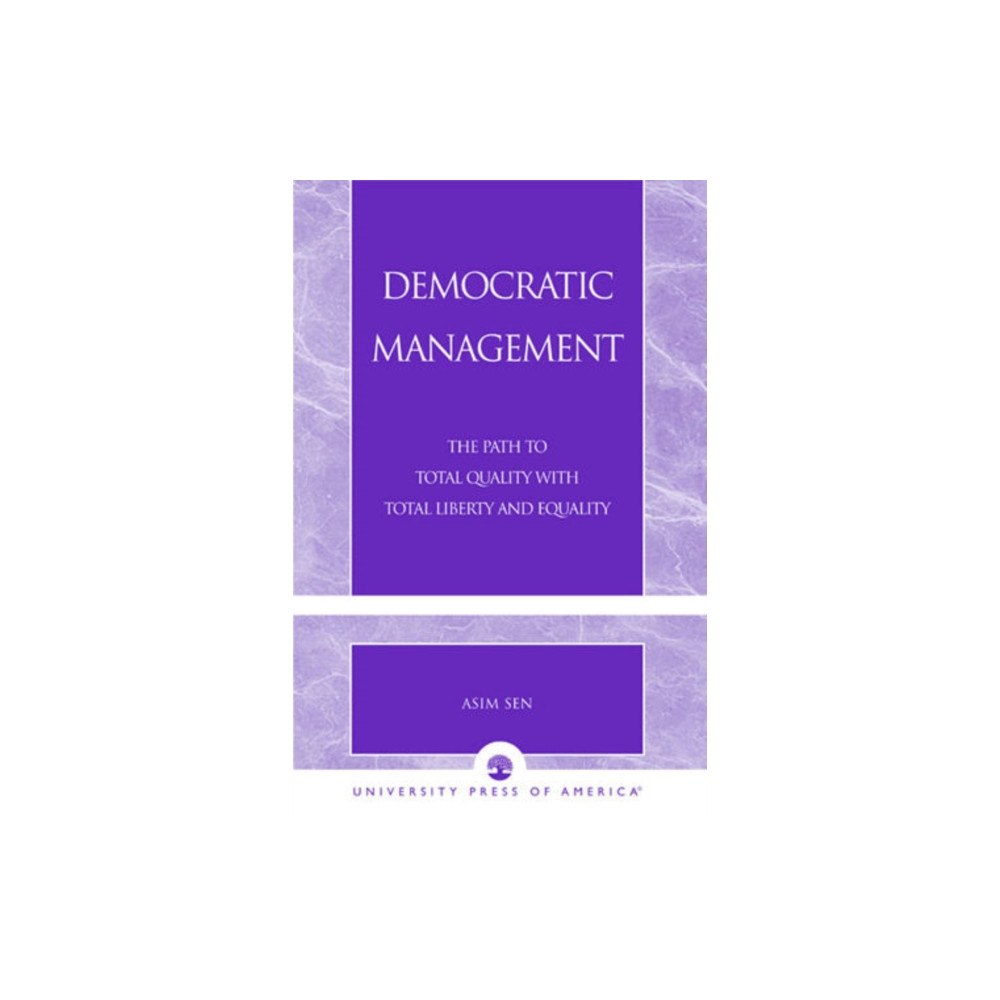 University press of america Democratic Management (häftad, eng)