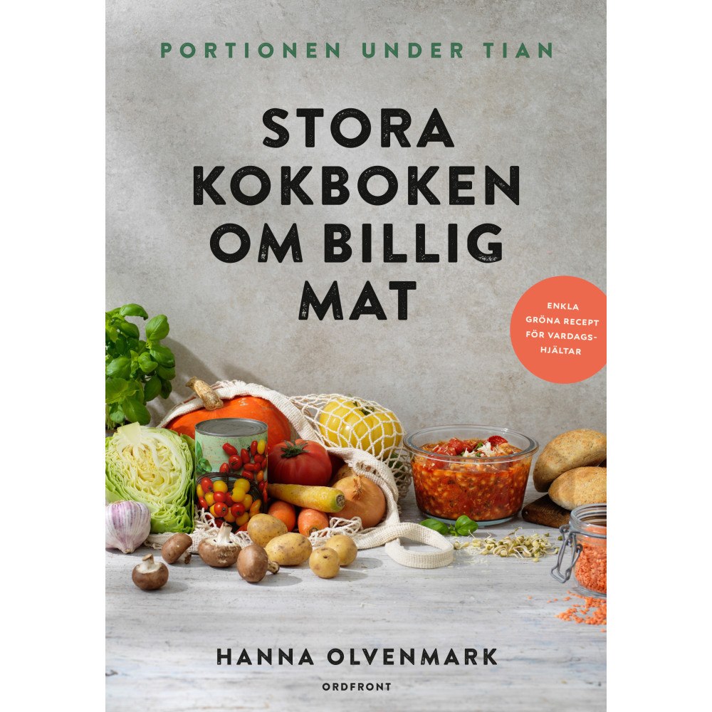 Ordfront förlag Portionen under tian : stora kokboken om billig mat (bok, kartonnage) (Skadad)