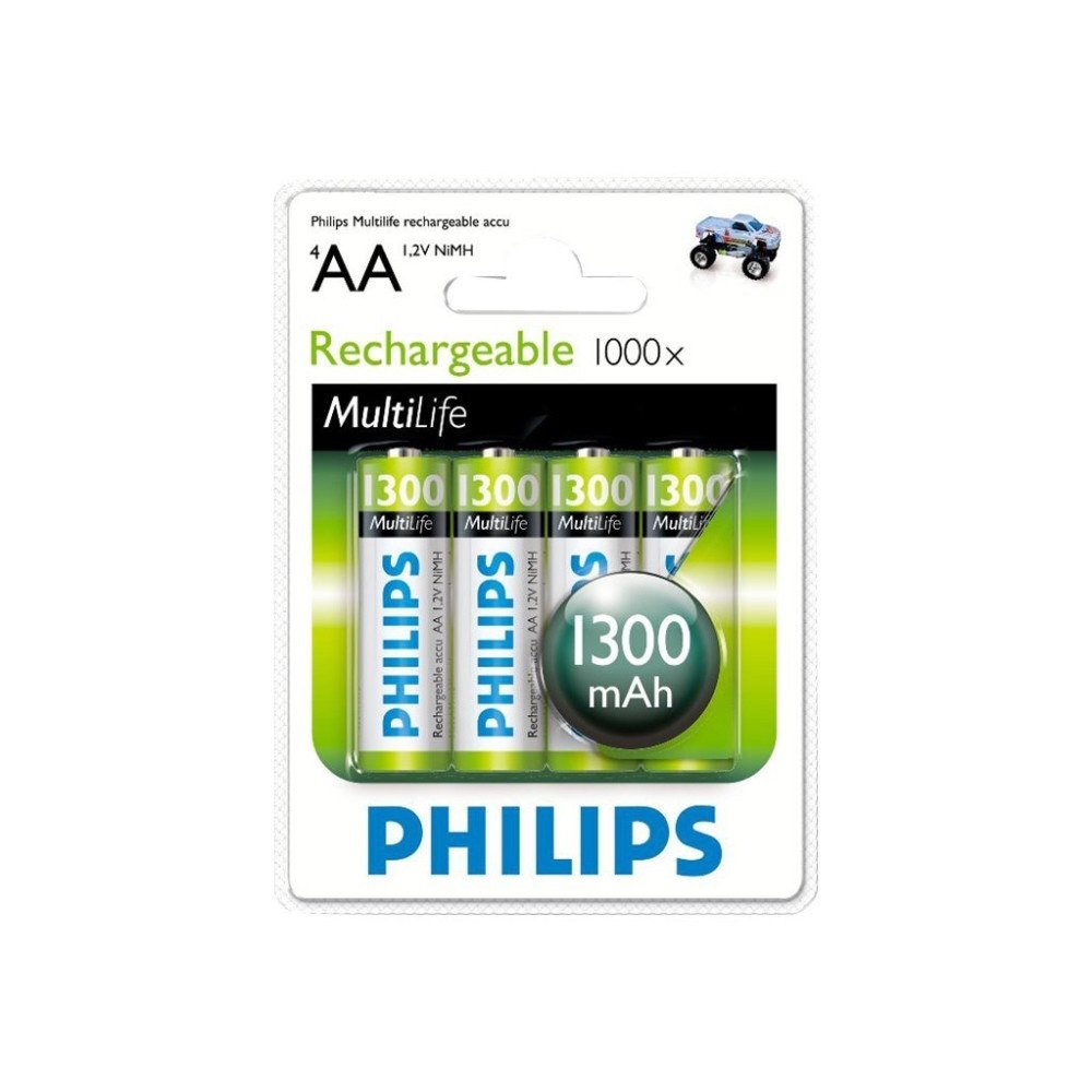 Philips Philips Multilife R6B4A130 batteri - 4 x AA-typ - NiMH