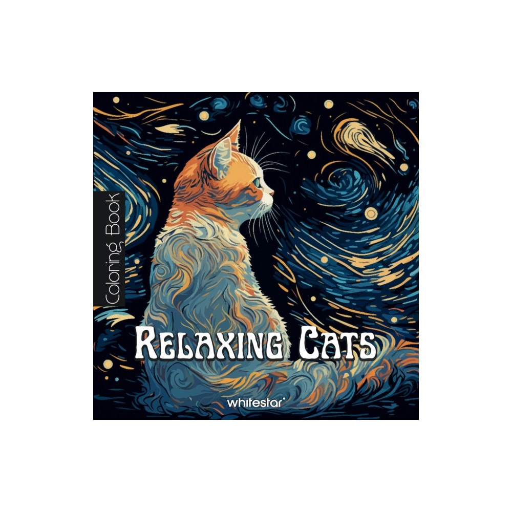 White Star Relaxing Cats Colouring Book (häftad, eng)
