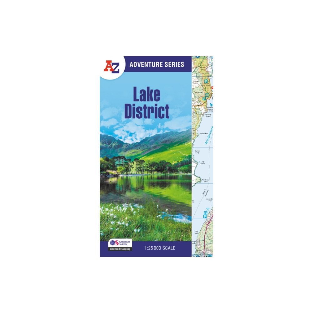 HarperCollins Publishers Lake District Adventure Atlas (häftad, eng)