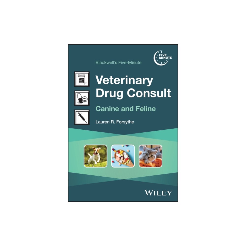 John Wiley & Sons Inc Blackwell's Five-Minute Veterinary Drug Consult (häftad, eng)