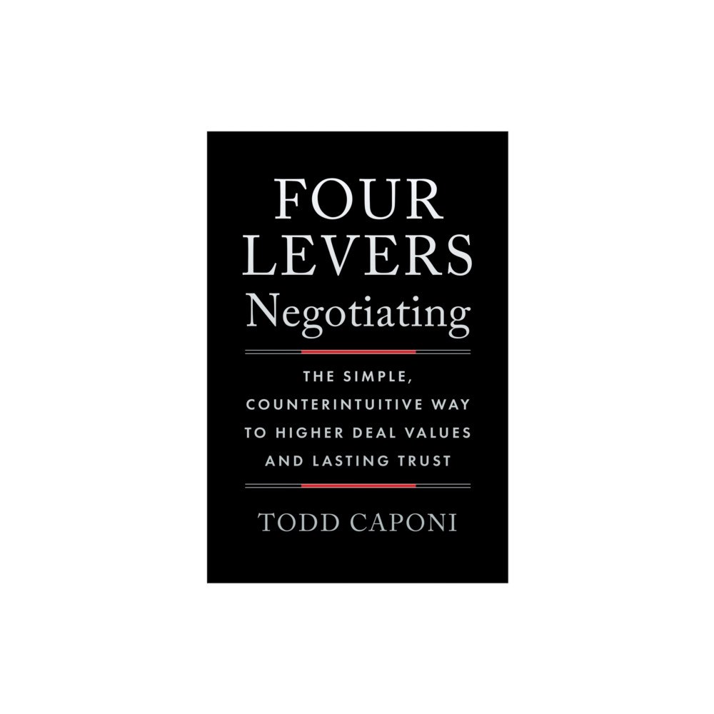 BenBella Books Four Levers Negotiating (inbunden, eng)