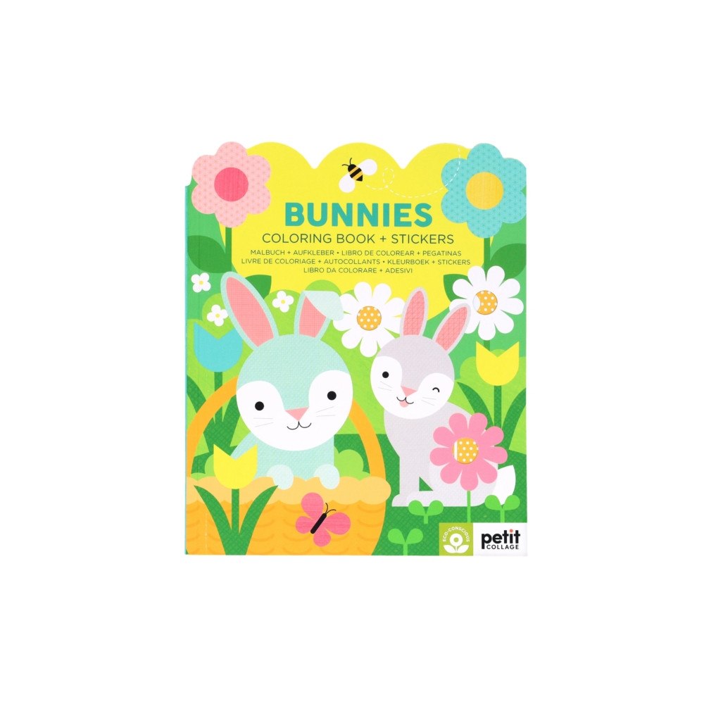 Chronicle Books Bunnies Coloring Book + Stickers (häftad, eng)