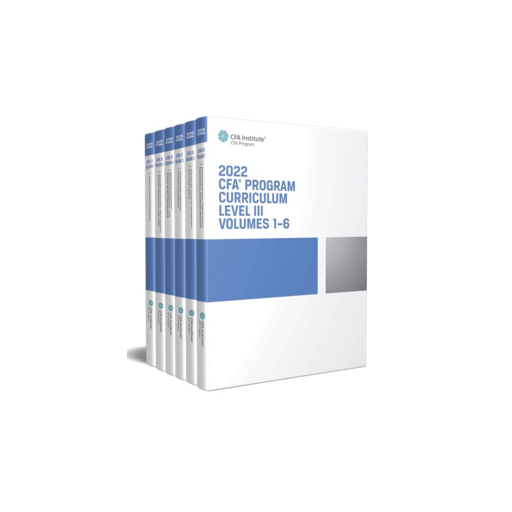 CFA Institute 2022 CFA Program Curriculum Level III Box Set (häftad, eng)