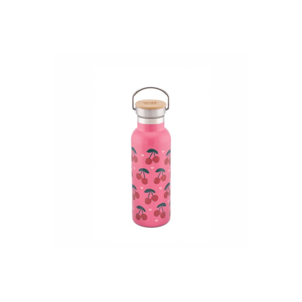 SASS & BELLE Cherry Metal Water Bottle