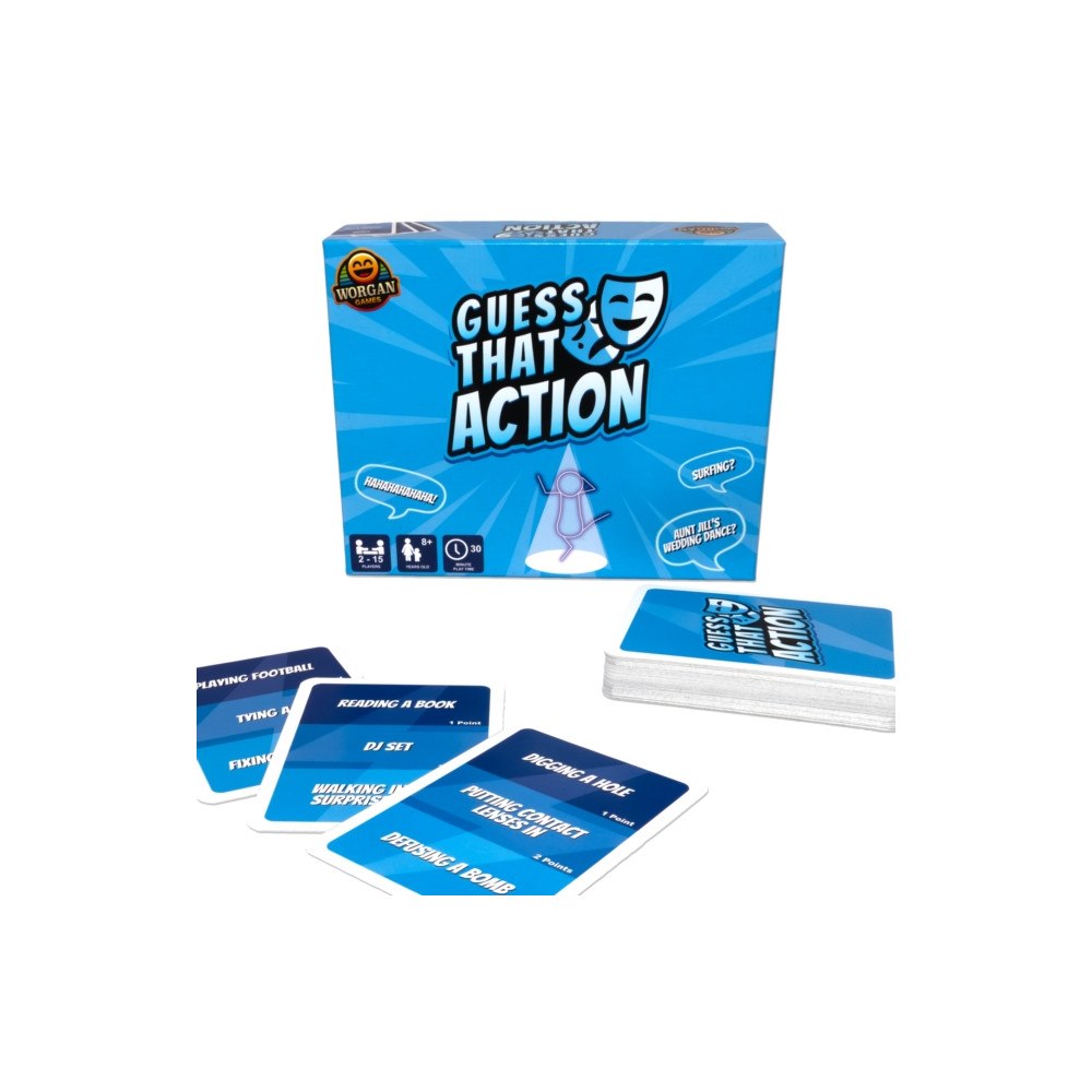 Worgan Games Guess That Action - Gift