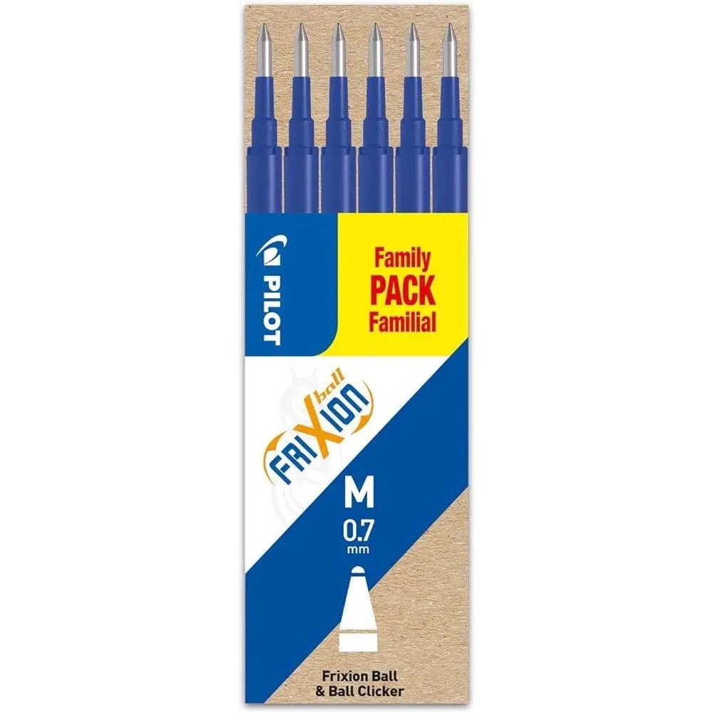 Pilot Pen Refill, Pilot FriXion Ball/Ball Clicker '07', 0,7 mm, blå, p...