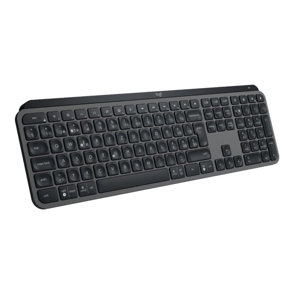 Logitech Logitech MX Keys S - tangentbord - QWERTY - USA, internationellt - grafit - med Palm Rest Inmatningsenhet