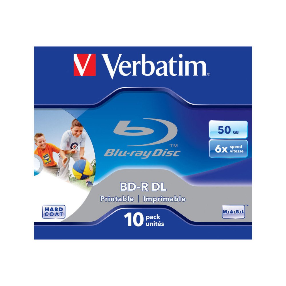 VERBATIM Verbatim - BD-R DL x 10 - 50 GB - lagringsmedier