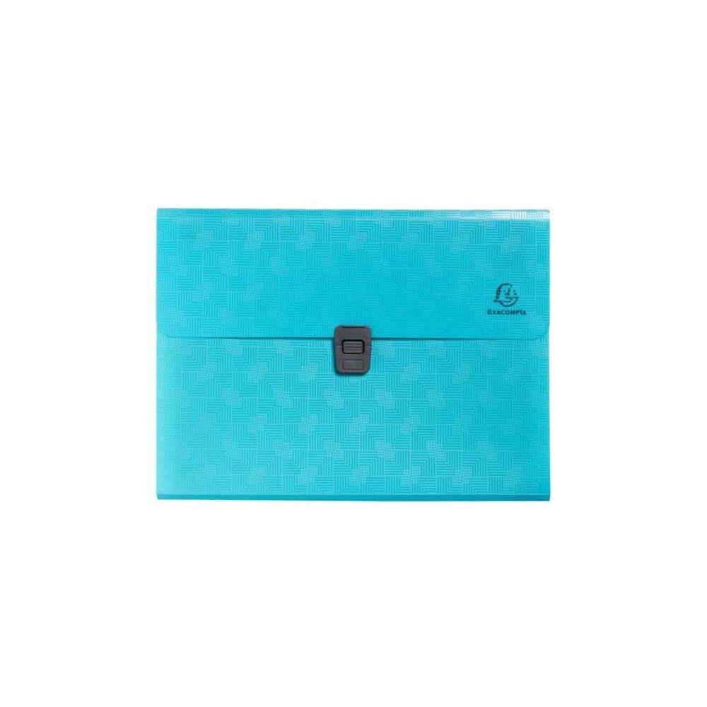 EXACOMPTA Sorteringsmapp EXACOMPTA 13-flik cyan