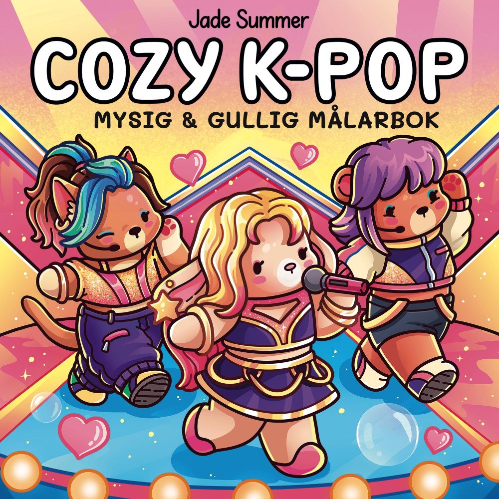 Jade Summer Cozy K-POP. Mysig och gullig Cozy Coloring målarbok från Jade Summer (häftad)